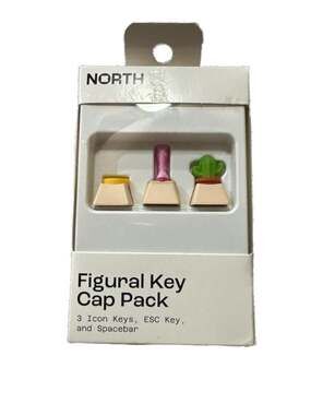 North Figural Key Cap Pack 3 Icon Keys ESC Key and Spacebar A1